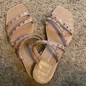 Dolce vita strappy studded sandals